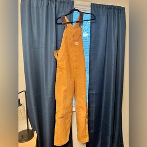 Carhartt insulated overalls